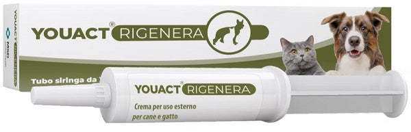Youact Rigenera Crema Cane E Gatto Tubo Siringa Da 10 G - Lovesano