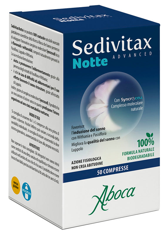 Sedivitax Notte Advanced 50 Compresse - Lovesano
