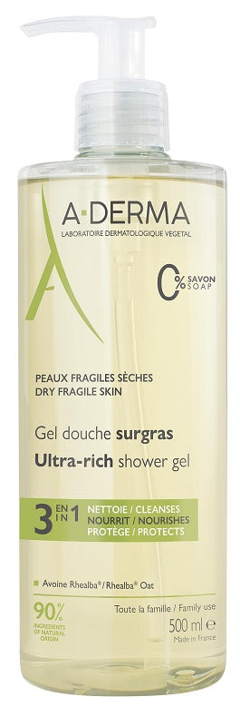Les Indispensables Gel Doccia Surgras 500 Ml - Lovesano