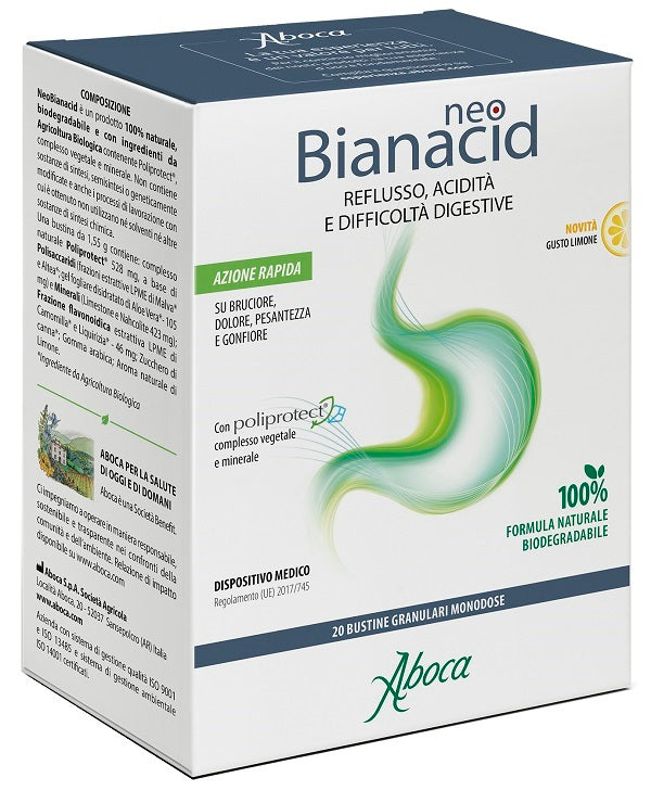 Neobianacid 20 Bustine Limone - Lovesano