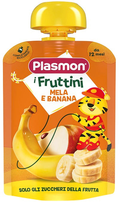 Plasmon Omogeneizzato Pouch Mela Banana 130 G - Lovesano