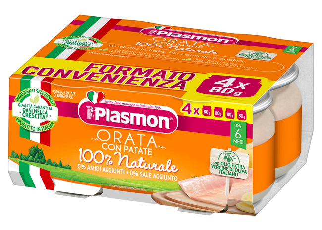 Plasmon Orata Con Patate 4 X 80 G - Lovesano
