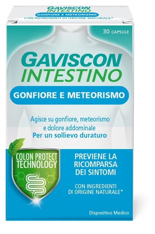 Gaviscon Intestino Gonfiore E Meteorismo 30 Capsule - Lovesano