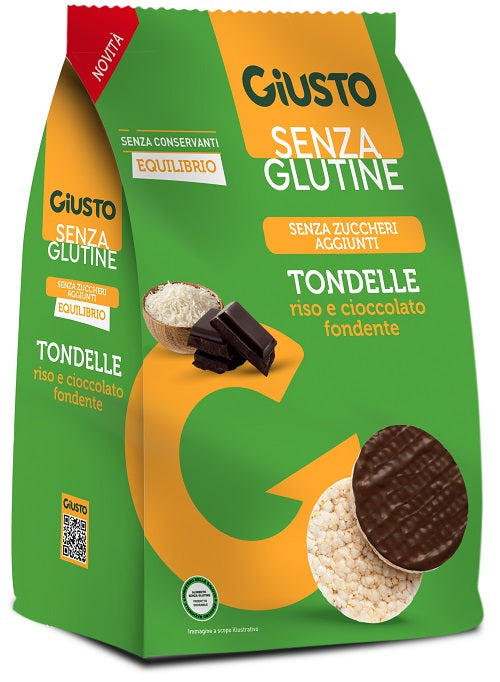 GIUSTO S/G Tondelle Cioccolato Fondente - Lovesano