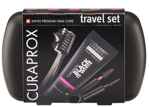Curaprox Black Is White Travel Set - Lovesano