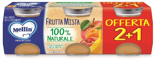 MELLIN OMOG FRUTTA MIX 3PZ - Lovesano