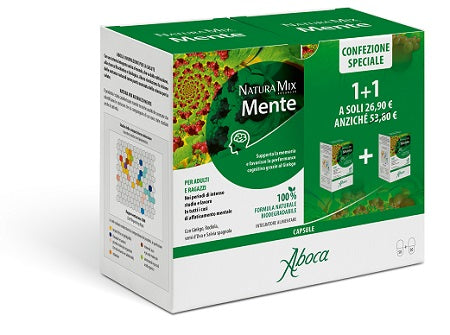 Natura Mix Advanced Mente Confezione Speciale 50 Capsule + 50 Capsule - Lovesano