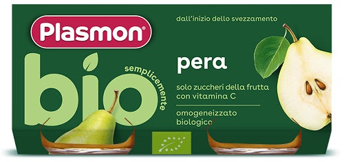 PLASMON Omog.Pera Bio 2x 80g - Lovesano