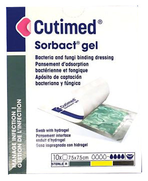 CUTIMED Sorbact Gel 7,5x7,5x10 - Lovesano