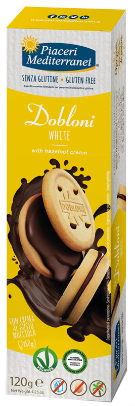 Piaceri Mediterranei Dobloni White 2 Pezzi Da 60 G - Lovesano