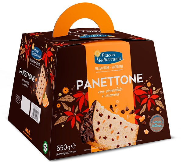 Piaceri Mediterranei Panettone Cioccolato Arancia 650 G - Lovesano
