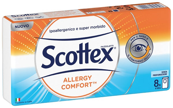Scottex Allergy Comfort Fazzoletti 8 Pezzi - Lovesano