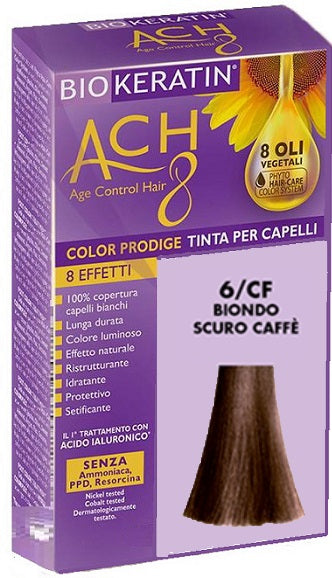 Biokeratin Ach8 Color Prodige 6/cf Biondo Scuro Caffe' - Lovesano