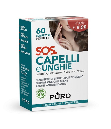 PURO SOS Capelli & Unghie 60Cpr - Lovesano