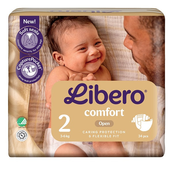 Libero Comfort 2 3-6 Kg 34 Pezzi - Lovesano