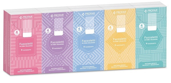 Profar Fazzoletti 10x9 Cm 4 Veli 10 Pacchetti - Lovesano