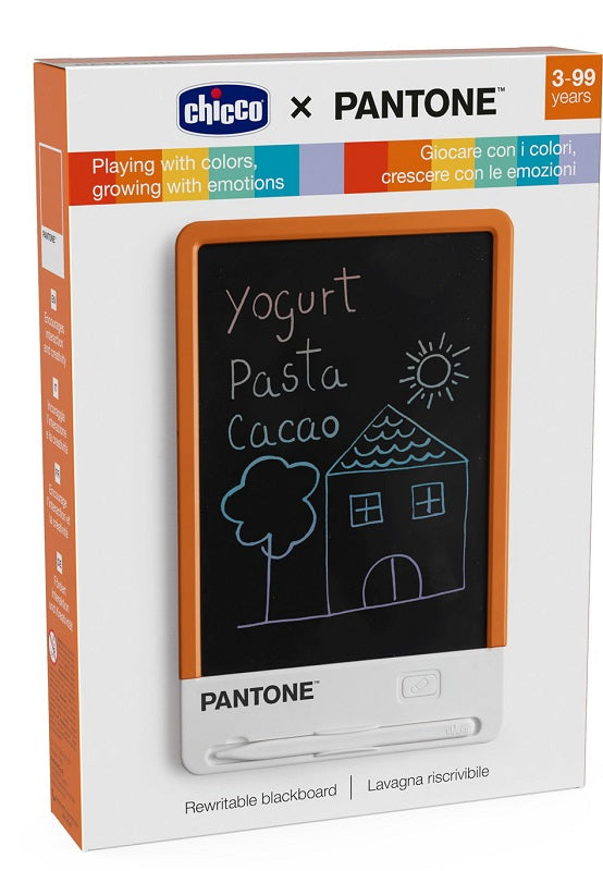Chicco Gioco Pantone Lavagna Riscrivibile Arancia - Lovesano