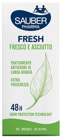 Sauber Deo 48h Fresh Fresco E Asciutto Gel 30 Ml