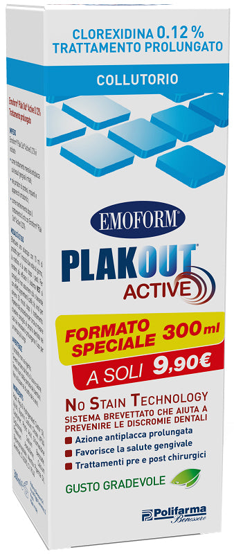 PLAK OUT Act.Coll.0,12% 300ml - Lovesano