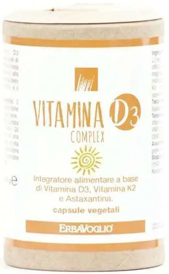 VITAMINA D3 COMPLEX 60CPS - Lovesano