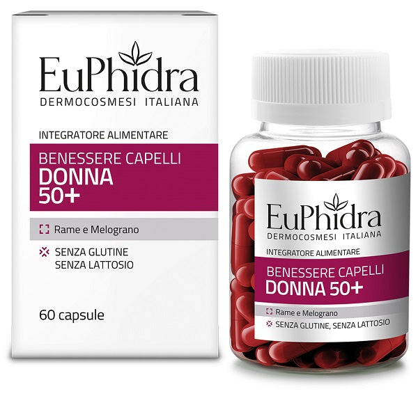 Euphidra Capelli Donna 50+ 60 Capsule - Lovesano