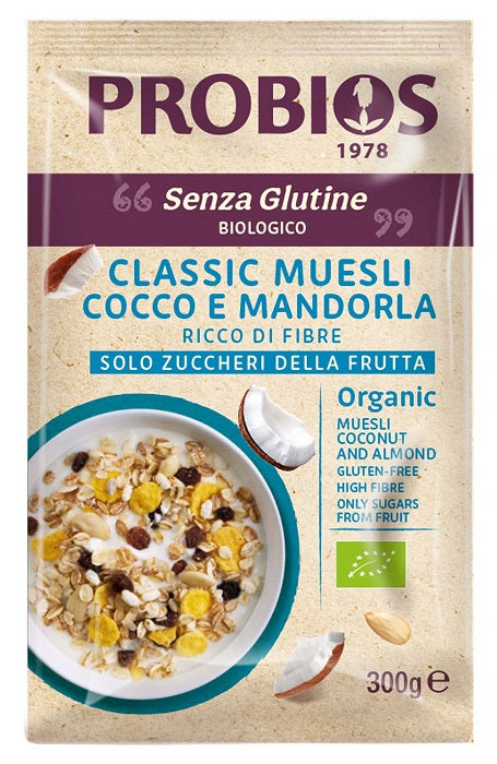 Probios Classic Muesli Cocco E Mandorla 300 G - Lovesano