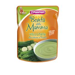 PLASMON Pouches Vellutata Zucchini Piselli 180g - Lovesano
