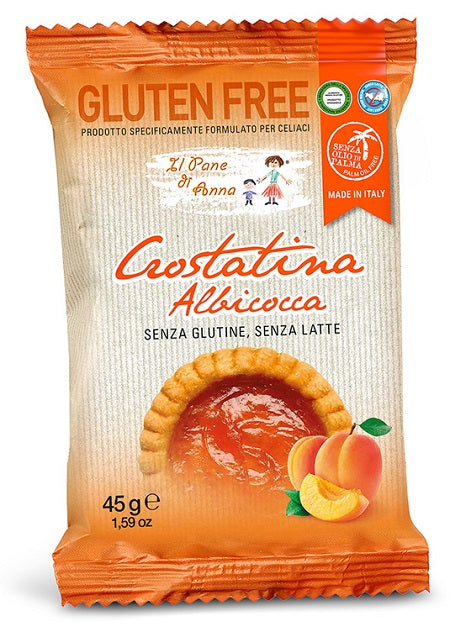PANE ANNA Crostatina Albicocca 45g - Lovesano
