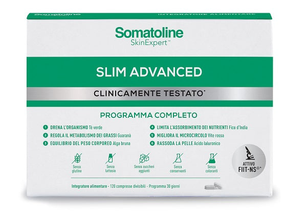 Somatoline Slim Advanced 120 Compresse Senza Glutine Senza Lattosio
