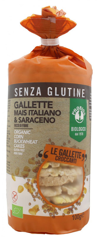 Probios Gallette Mais/saraceno 100 G - Lovesano