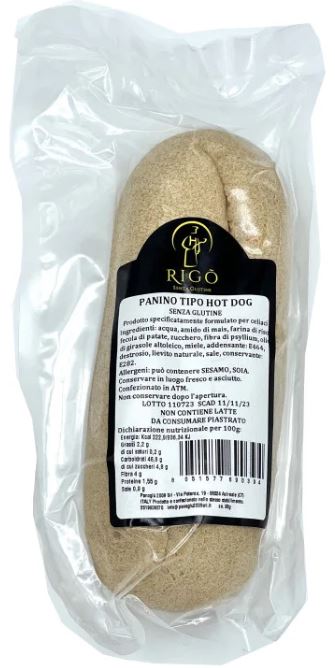 Rigo' Panino Hot Dog 95 G - Lovesano