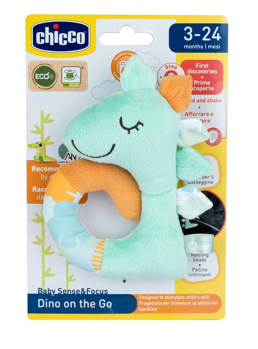 Chicco Gioco Baby Sense&focus Trillino Soft Dinosauro Eco+ - Lovesano