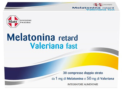 Matt Divisione Pharma Melatonina Retard Valeriana Fast 30 Compresse - Lovesano