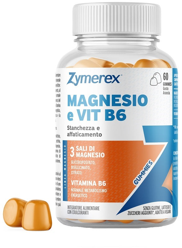 Zymerex Magnesio E Vit B6 60 Gummies - Lovesano