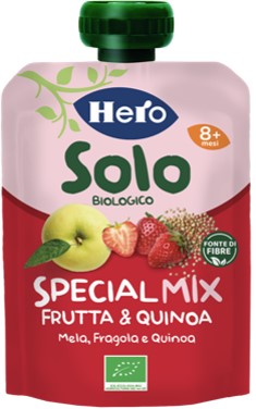 Hero Solo Frutta + Cereali Fragola Mela Quinoa 100 G - Lovesano