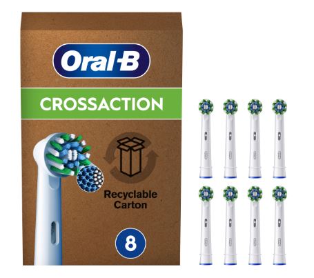 Oralb Power Refill Eb50r Crossaction 8 Pezzi - Lovesano