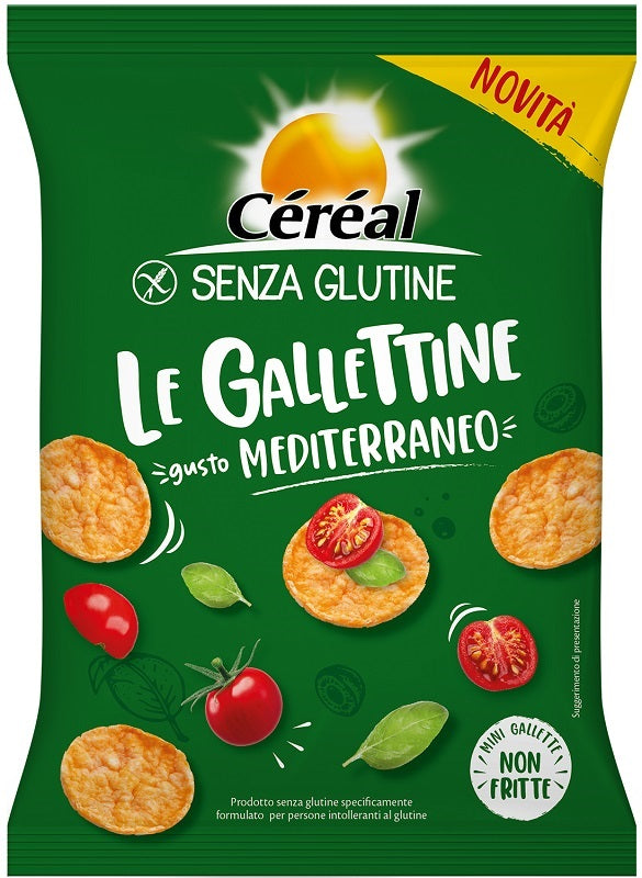 Cereal Senza Glutine Gallettine Gusto Mediterraneo 70 G - Lovesano