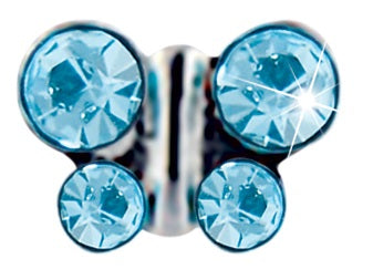 FARFALLA 6MM ACQUAMARINA - Lovesano