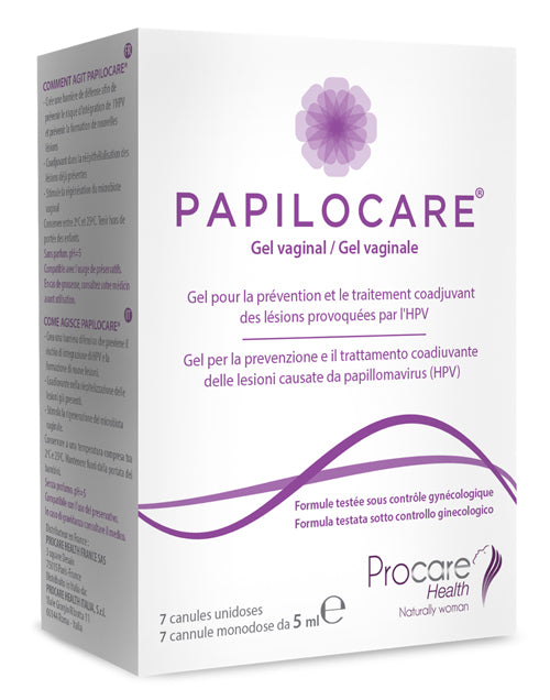 PAPILOCARE Gel Vag. 7Cann.5ml - Lovesano