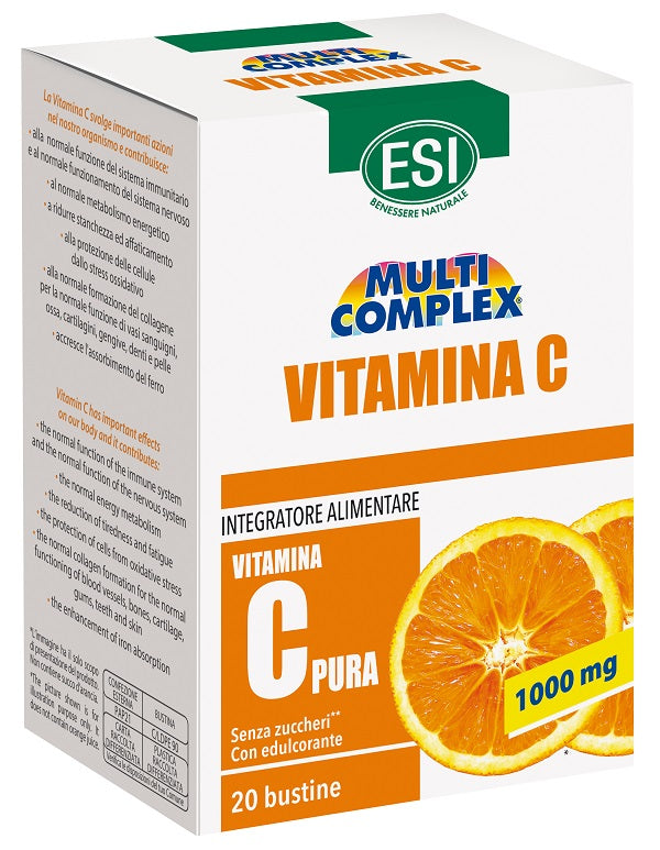 Esi Multicomplex Vitamina C 20 Bustine Da 2 G - Lovesano