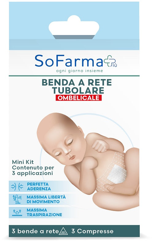 Benda A Rete Tubolare Sofarmapiu' Ombelicale 3 Metri Tesi - Lovesano