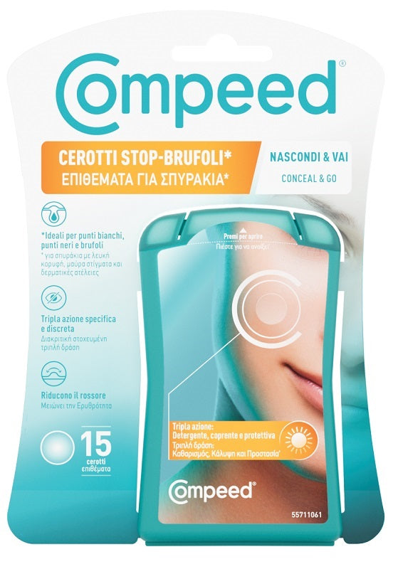 COMPEED CER STOP BRUFOLI 15PZ - Lovesano