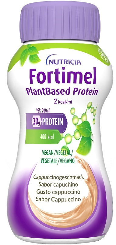 Fortimel Plantbased Protein Cappuccino 4 Bottigliette Da 200 Ml - Lovesano