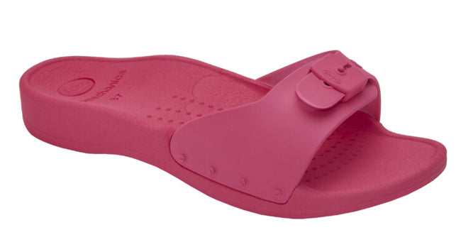 SCHOLL SUN PVC W RUBY RED 39 - Lovesano