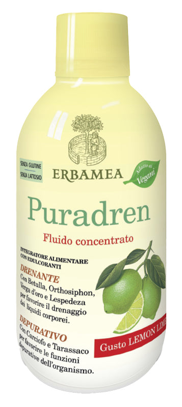 PURADREN LEMON LIME 500ML ERBAME - Lovesano