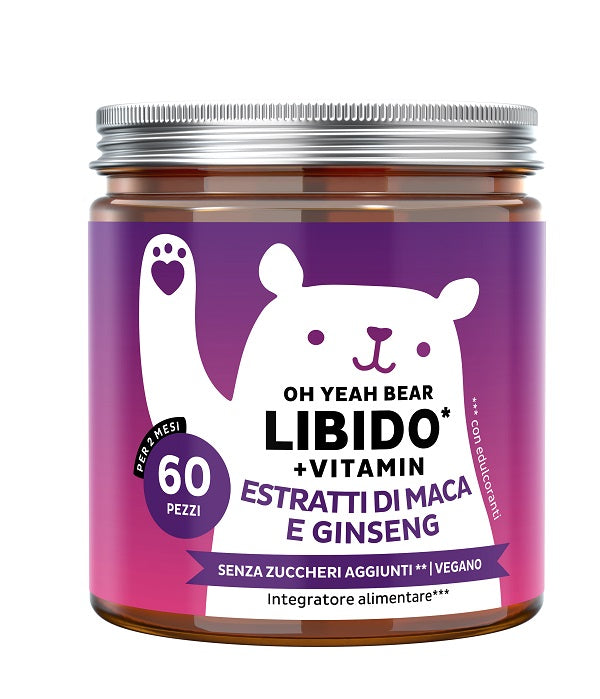 Bears With Benefits Oh Yeah Bear Libido Vitamin 60 Caramelle Gommose - Lovesano