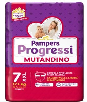 PAMPERS PROG MUT XXL 15PZ - Lovesano