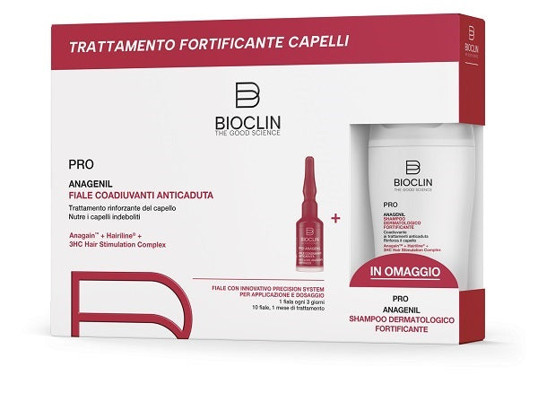 Bioclin Pro Anagenil 10 Fiale Da 4 Ml + Shampoo Fortificante 150 Ml Promo