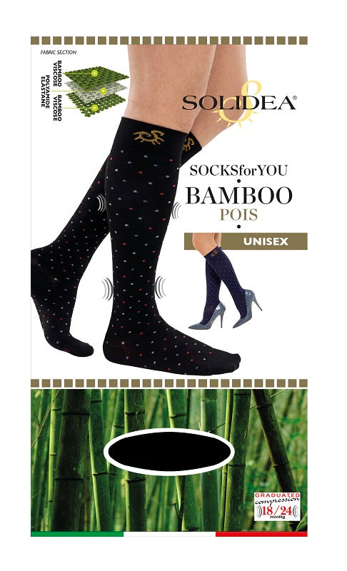 SOCKS FY Bamboo Pois 1-S Nero - Lovesano