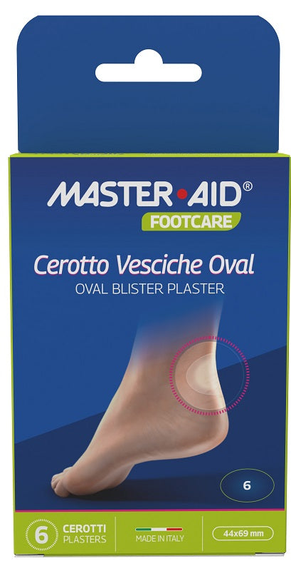 Cerotto Vesciche Footcare Ovale 6 Pezzi